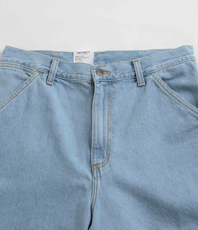 Carhartt Single Knee Shorts - Heavy Stone Bleached Blue