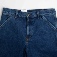 Carhartt Single Knee Shorts - Stone Washed Blue thumbnail