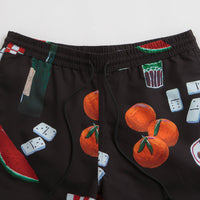 Carhartt Slater Swim Trunks in Isis Maria Dinner Print and Black thumbnail