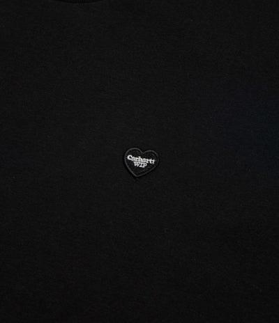 Carhartt Small Heart T-Shirt - Black / Black