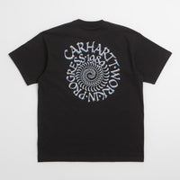 Carhartt Spirals T-Shirt in Black thumbnail