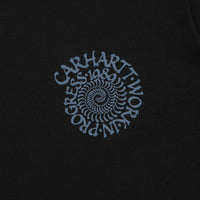 Carhartt Spirals T-Shirt in Black thumbnail