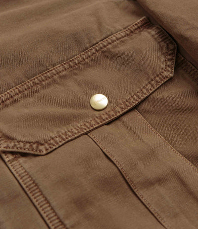 Carhartt Stanton Jacket in Chocolate and Chocolate