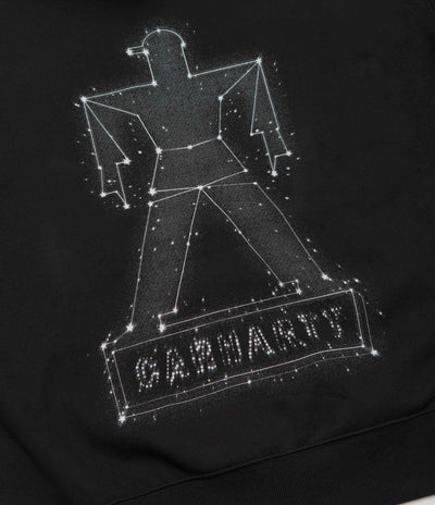 Carhartt Stargazer Hoodie in Black and White