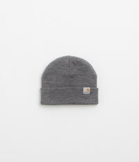Carhartt Stratus Low Beanie in Dark Grey Heather