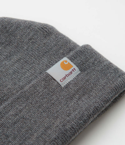 Carhartt Stratus Low Beanie in Dark Grey Heather