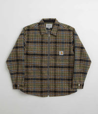 Carhartt Stroy Shirt Jacket in Stroy Check and Black
