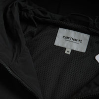 Carhartt Summer Windbreaker Pullover Jacket in Black and White thumbnail