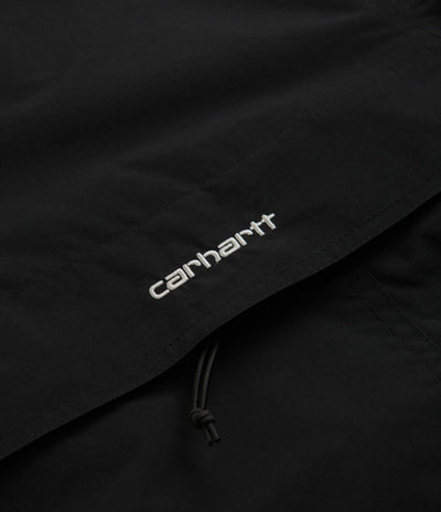 Carhartt Summer Windbreaker Pullover Jacket in Black and White