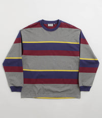 Carhartt Sundling Long Sleeve T-Shirt in Sundling Stripe and Aura