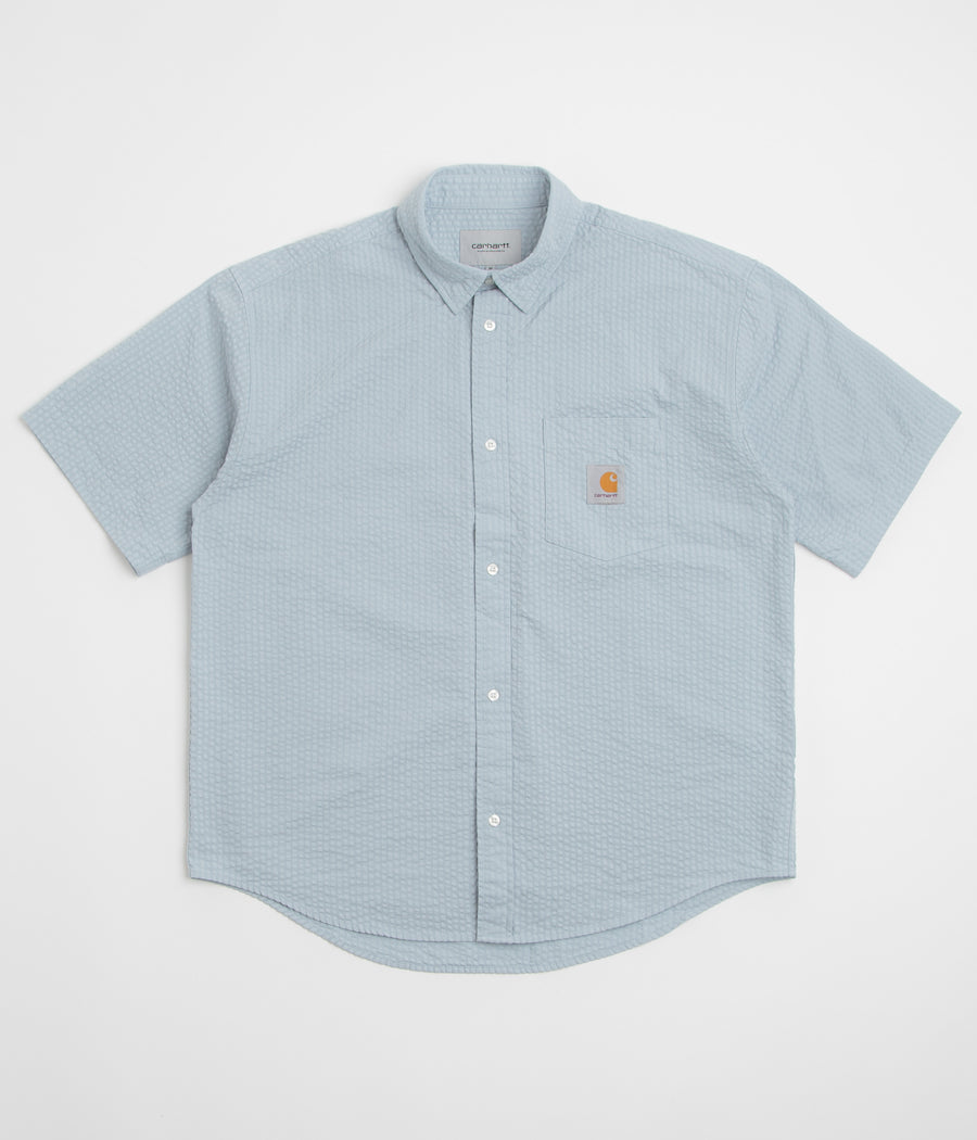 Carhartt Toland Shirt in Toland Stripe and Blue Fog
