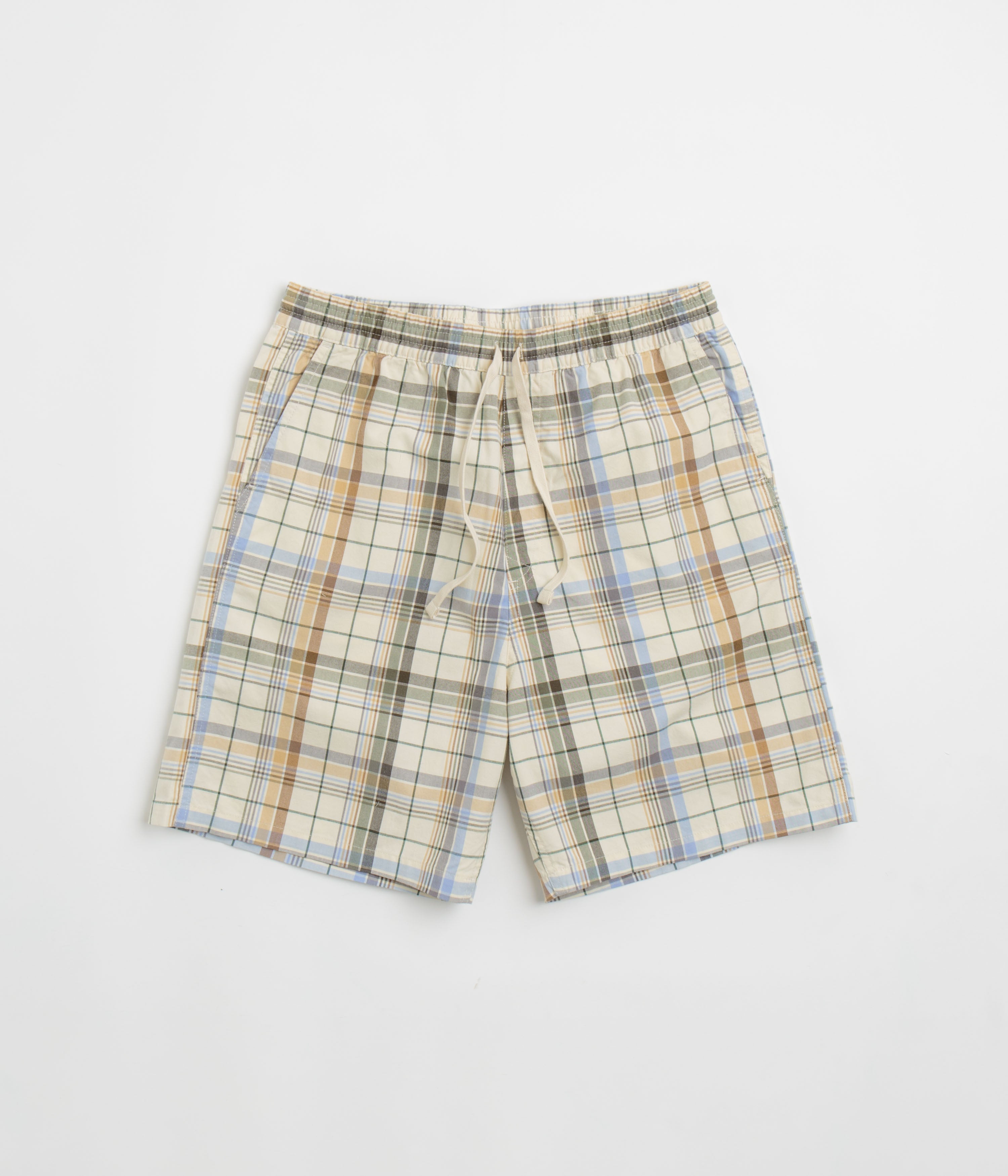 Carhartt Vilay Shorts in Vilay Check and Natural