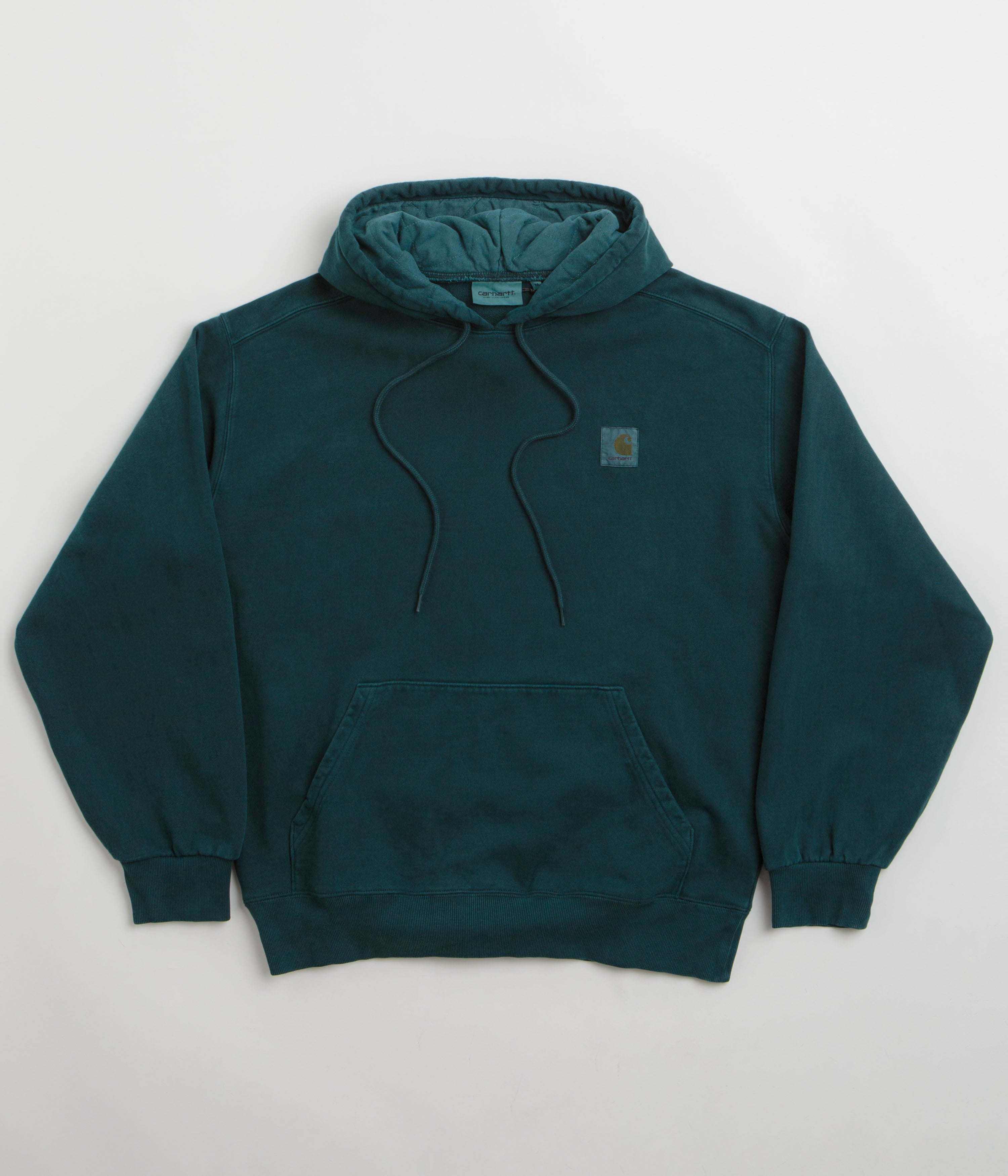 Butter Goods Fabric Applique Zip-Thru Hoodie - Army | Flatspot