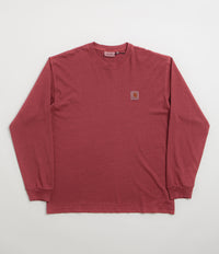 Carhartt Vista Long Sleeve T-Shirt in Scarlet