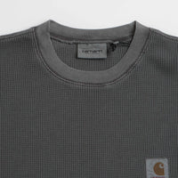 Carhartt Vista Waffle Long Sleeve T-Shirt - Black thumbnail