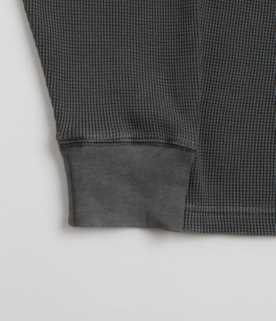 Carhartt Vista Waffle Long Sleeve T-Shirt - Black