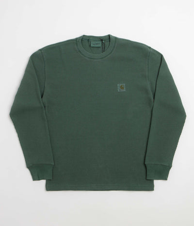 Carhartt Vista Waffle Long Sleeve T-Shirt - Dark Scarab