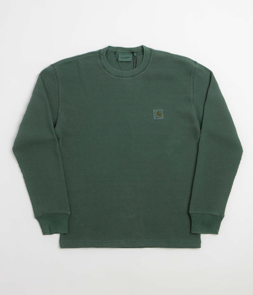Carhartt Vista Waffle Long Sleeve T-Shirt - Dark Scarab
