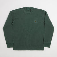 Carhartt Vista Waffle Long Sleeve T-Shirt in Dark Scarab thumbnail