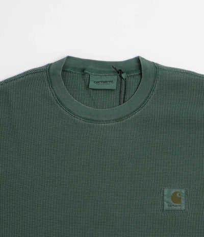 Carhartt Vista Waffle Long Sleeve T-Shirt - Dark Scarab