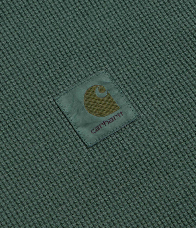 Carhartt Vista Waffle Long Sleeve T-Shirt - Dark Scarab