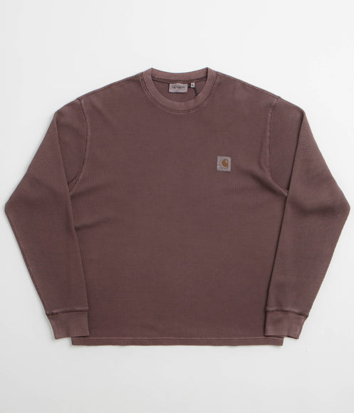 Carhartt Vista Waffle Long Sleeve T-Shirt - Palisander