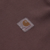 Carhartt Vista Waffle Long Sleeve T-Shirt in Palisander thumbnail