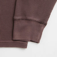 Carhartt Vista Waffle Long Sleeve T-Shirt in Palisander thumbnail