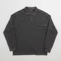 Carhartt Waffle Rugby Shirt - Black thumbnail