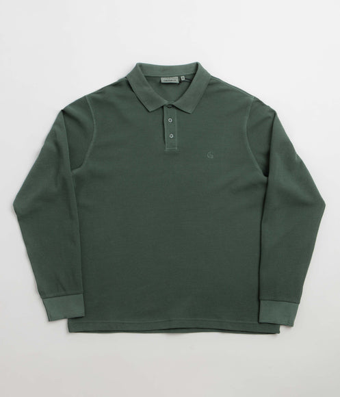 Carhartt Waffle Rugby Shirt - Dark Scarab