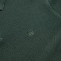 Carhartt Waffle Rugby Shirt - Dark Scarab thumbnail