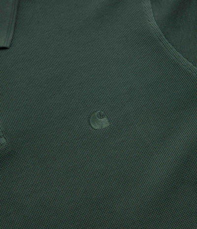 Carhartt Waffle Rugby Shirt - Dark Scarab