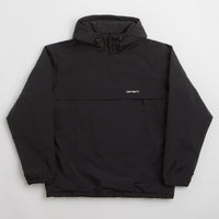 Carhartt Windbreaker Pullover Jacket in Black and White thumbnail