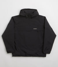 Carhartt Windbreaker Pullover Jacket in Black and White