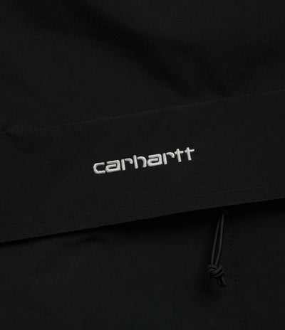 Carhartt Windbreaker Pullover Jacket in Black and White