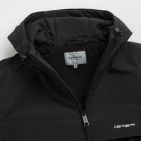 Carhartt Windbreaker Pullover Jacket in Black and White thumbnail