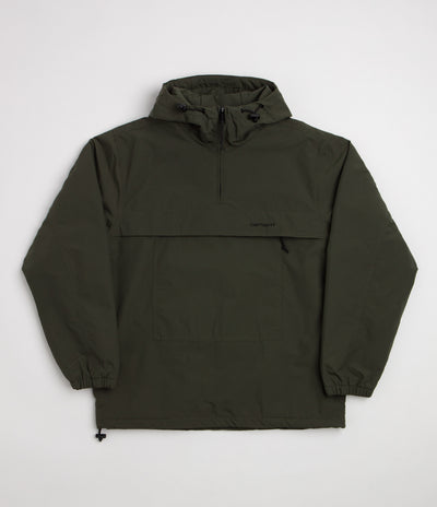 Carhartt Windbreaker Pullover Jacket - Cypress / Black