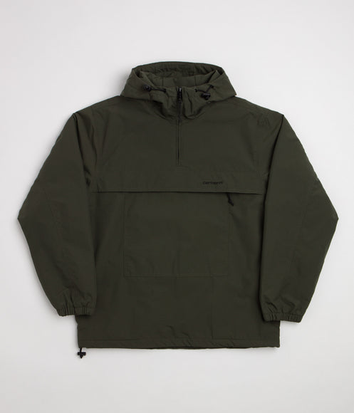 Carhartt Windbreaker Pullover Jacket - Cypress / Black