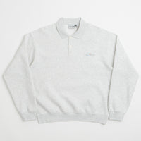 Carhartt WIP Label Polo Sweatshirt - Ash Heather thumbnail
