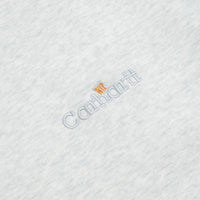 Carhartt WIP Label Polo Sweatshirt - Ash Heather thumbnail