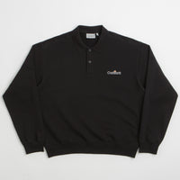 Carhartt WIP Label Polo Sweatshirt - Black thumbnail