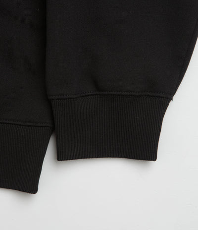 Carhartt WIP Label Polo Sweatshirt - Black