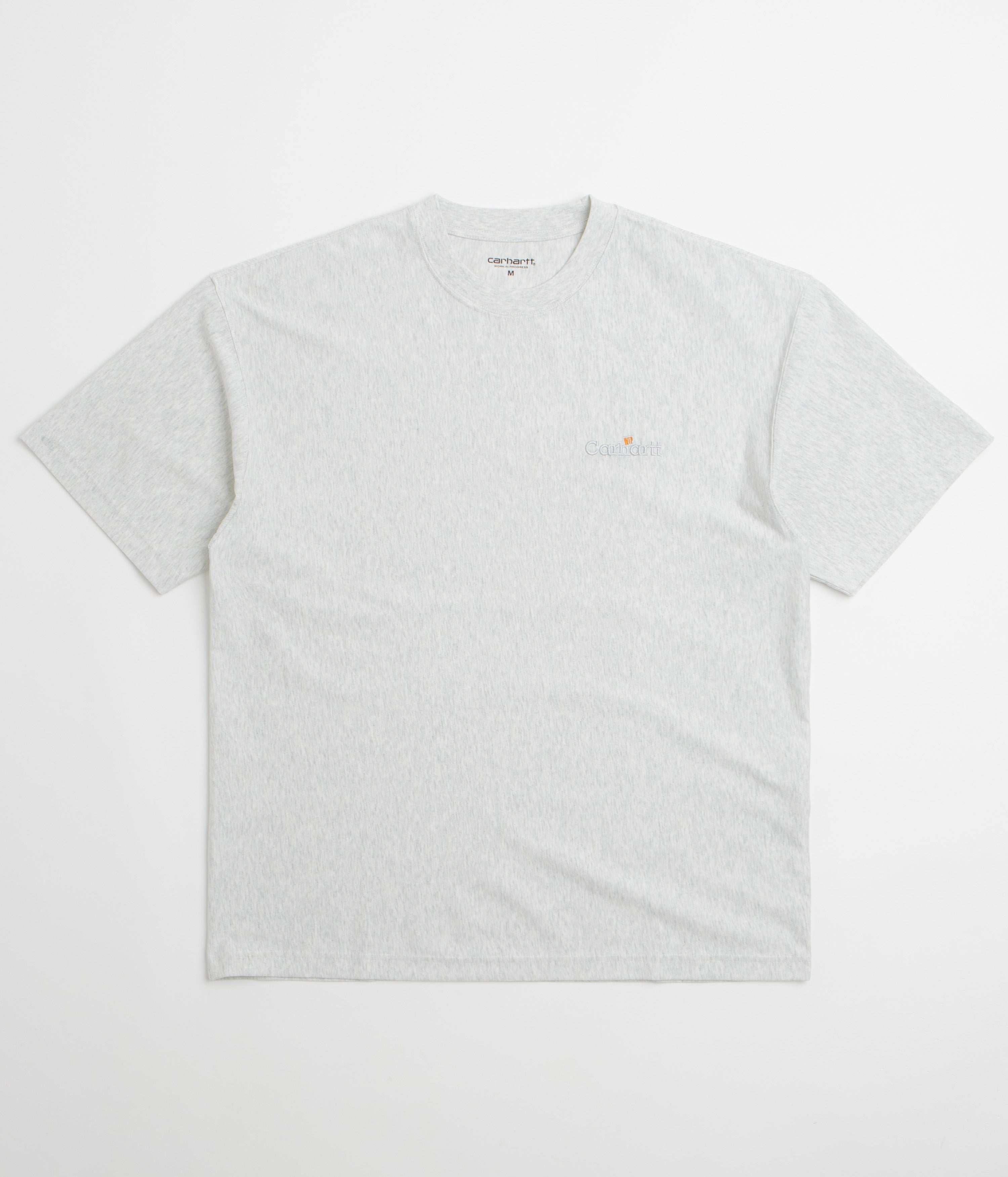 Carhartt WIP Label T-Shirt - Ash Heather