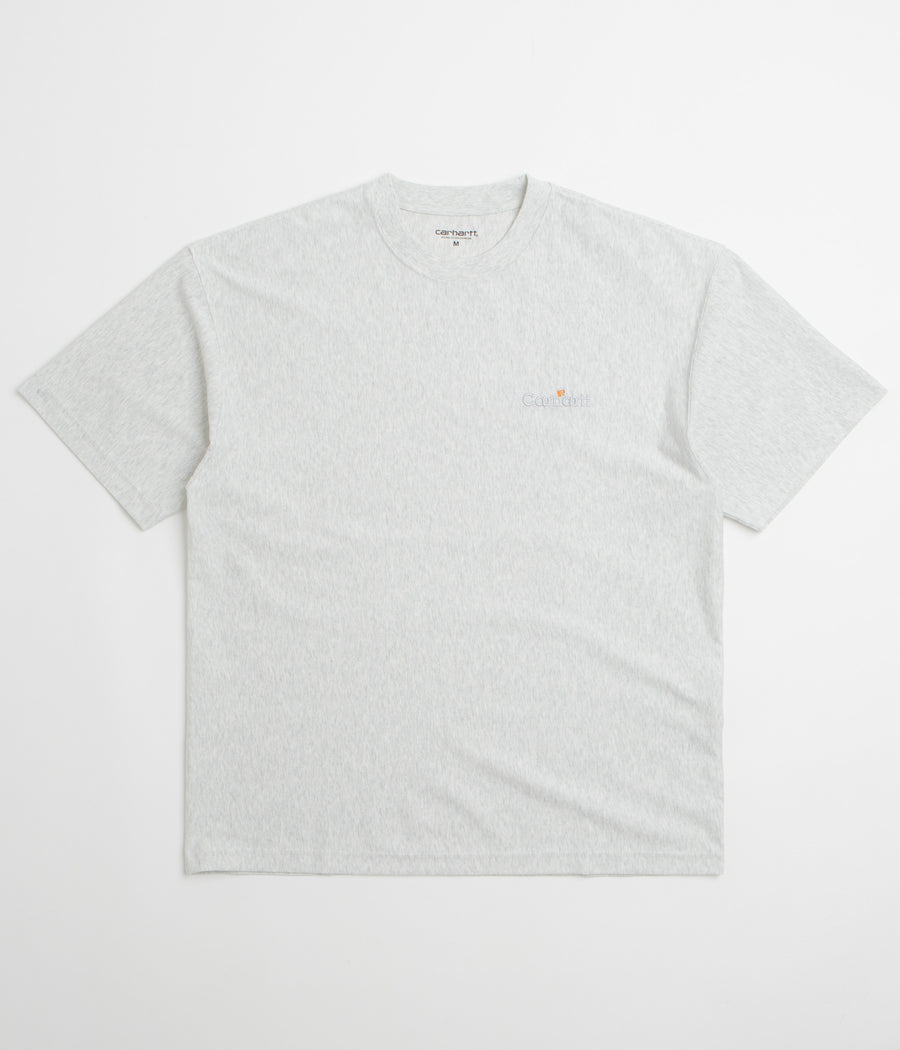 Carhartt WIP Label T-Shirt - Ash Heather