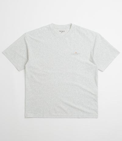 Carhartt WIP Label T-Shirt - Ash Heather