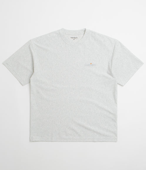 Carhartt WIP Label T-Shirt - Ash Heather