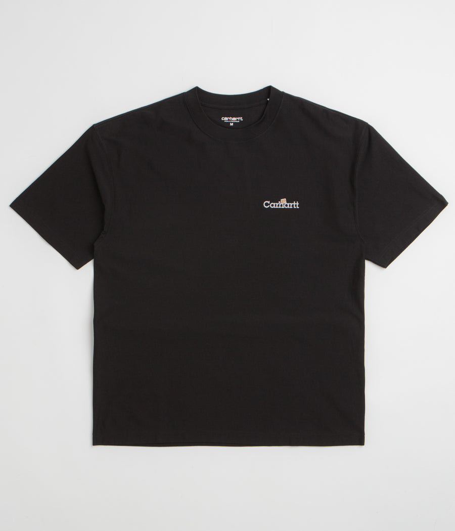 Carhartt WIP Label T-Shirt - Black