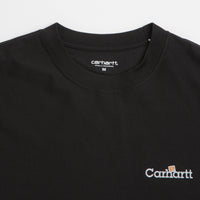 Carhartt WIP Label T-Shirt - Black thumbnail