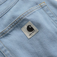 Carhartt Womens Alta Shorts in Stone Bleached Blue thumbnail