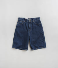 Carhartt Womens Brandon Shorts in Blue Stone Washed
